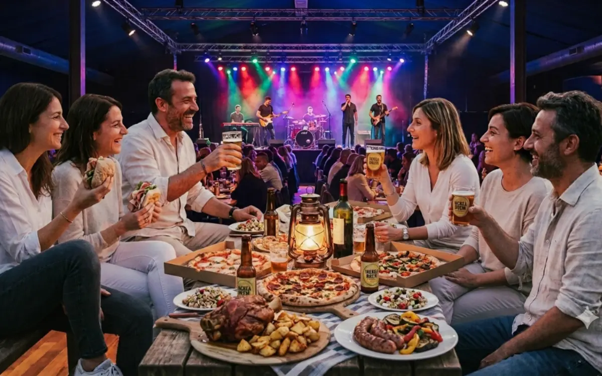 Dinner & rock al parco con Bia