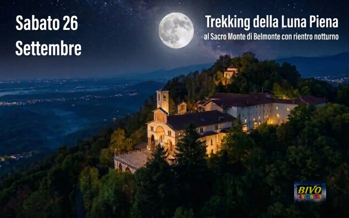 Trekking per tutti con Luna Piena al Sacro Monte di Belmonte