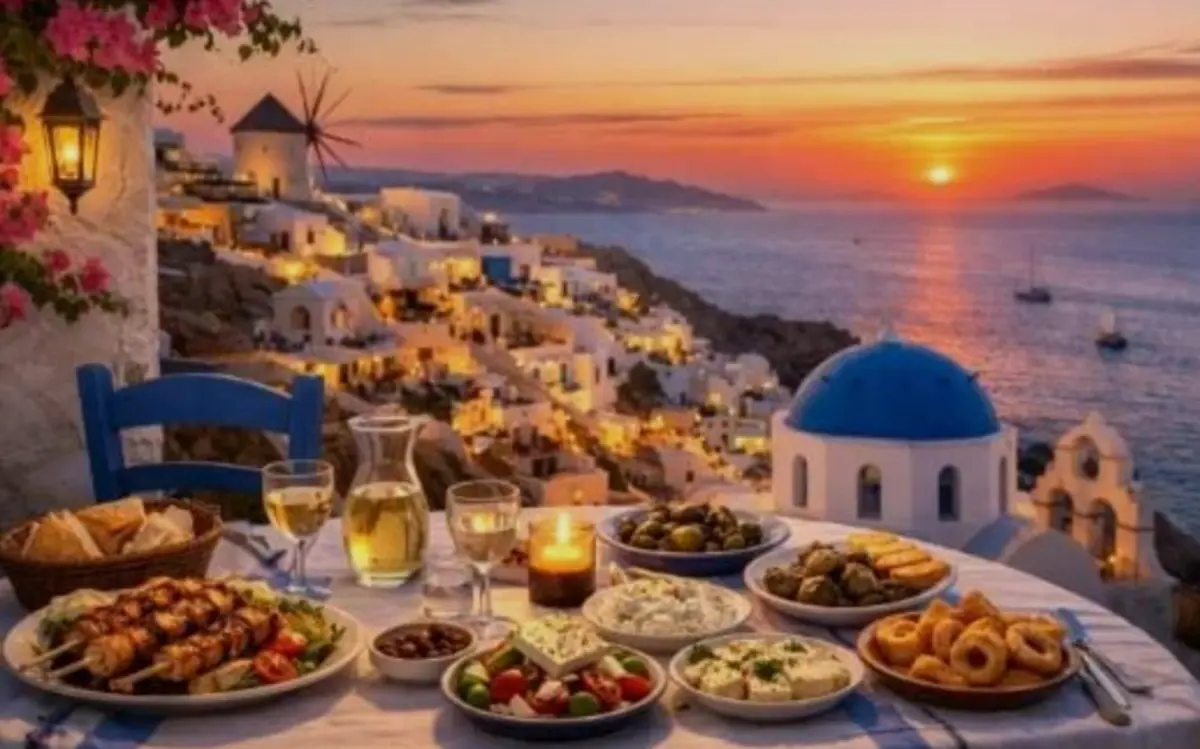 Cena Greca in terrazza Rothaus