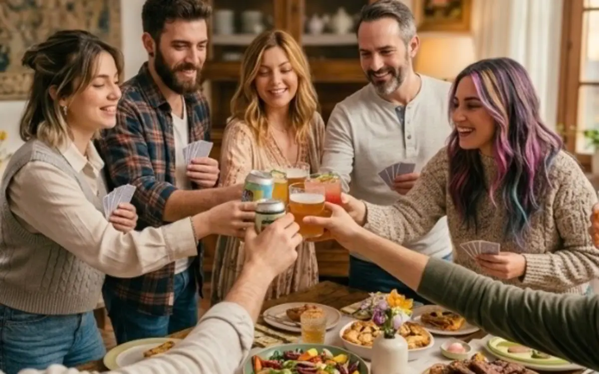 A tavola tra Amici: cena e risate in compagnia