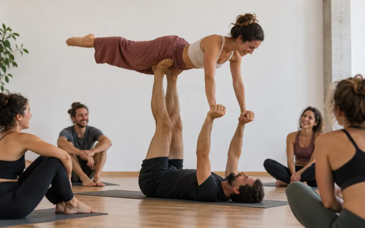 Vieni a scoprire l’acroyoga!