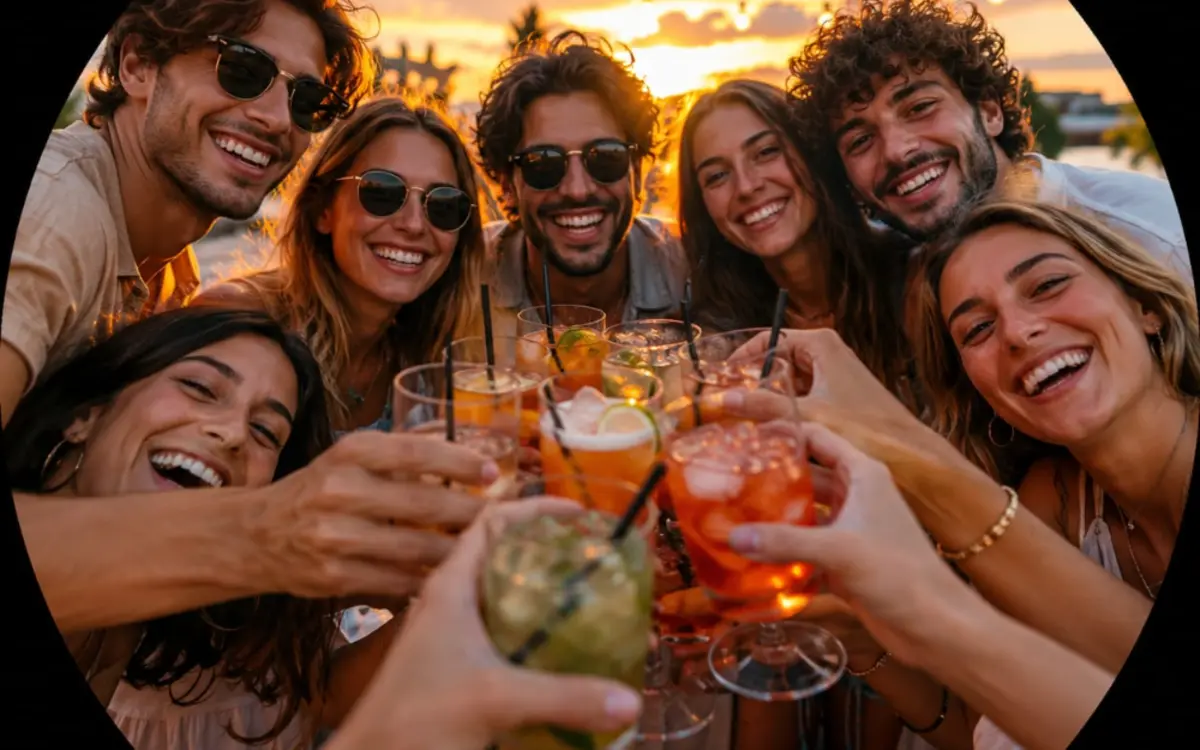 Week end social -aperitivo non stop. Sabato e domenica