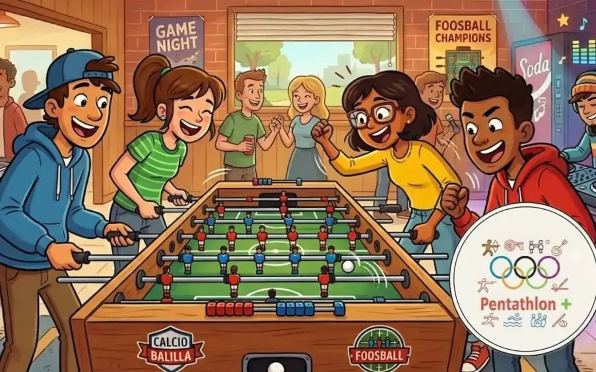 Happy hour di Calcio balilla vol. 41 #pentathlon